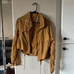 Athleta Mustard Utility Jacket
